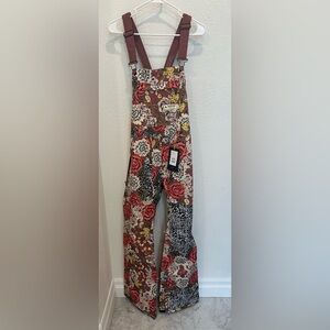 Burton Women's Floral Ski Overalls